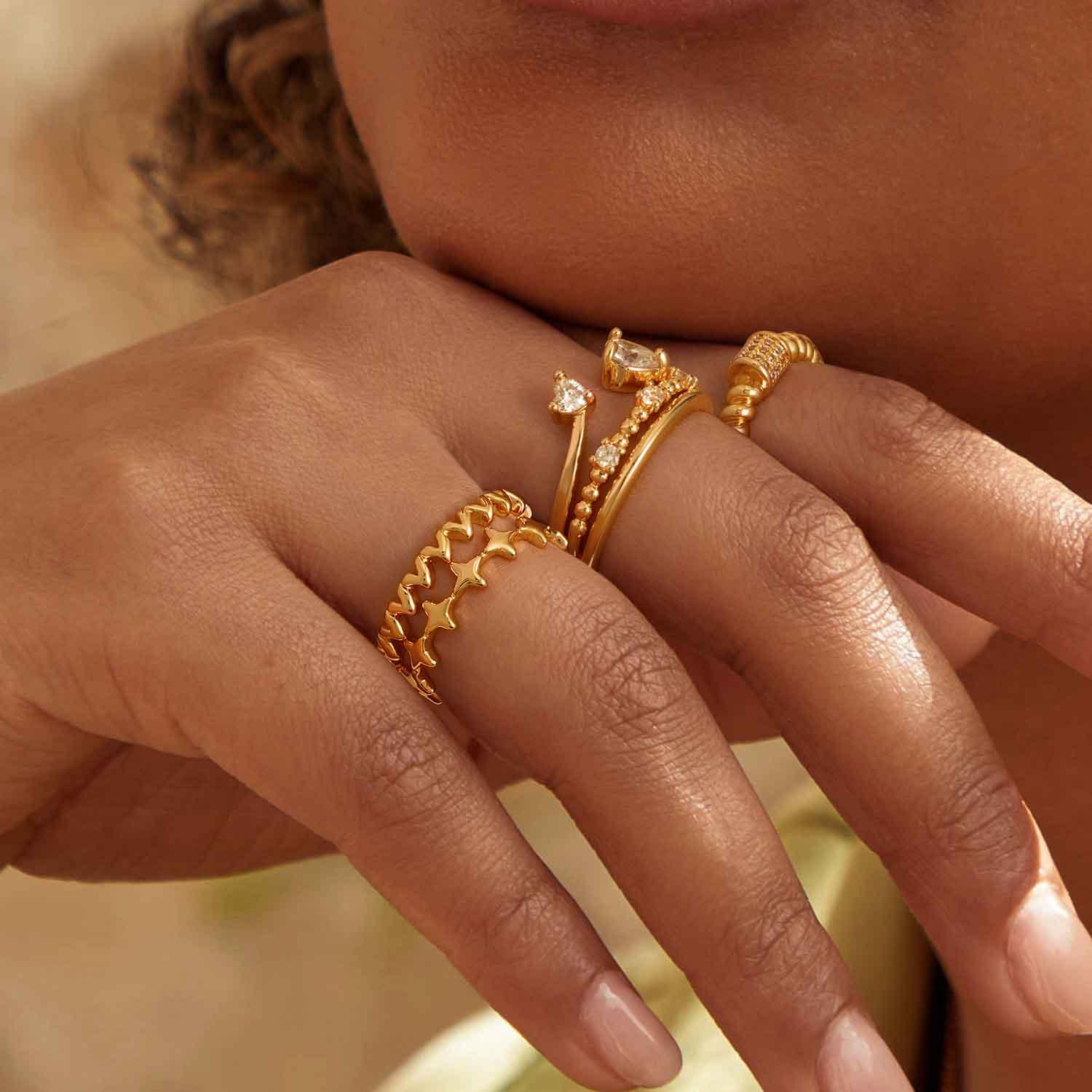 4MM Chunky Twisted Ring