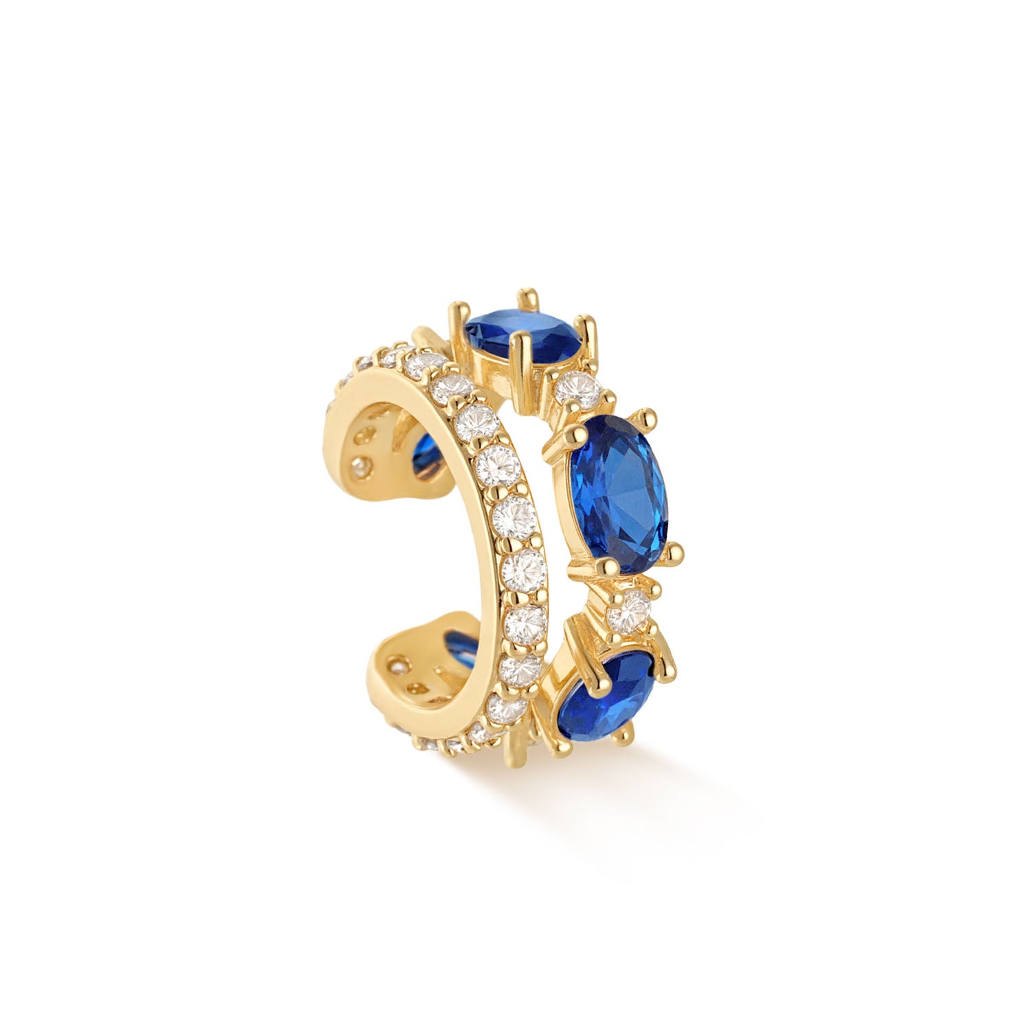 Gemstone Ear Cuff No Piercing Earrings