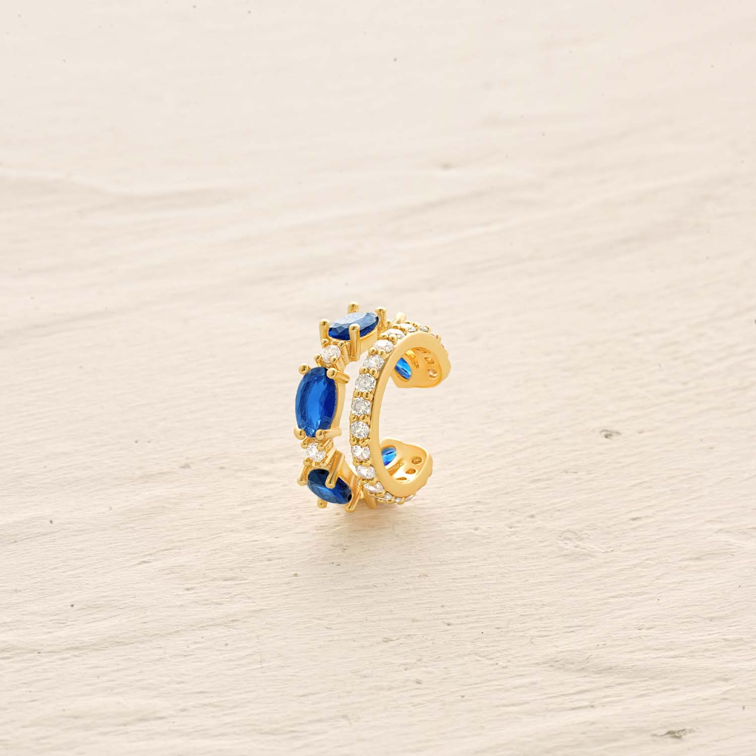 Gemstone Ear Cuff No Piercing Earrings