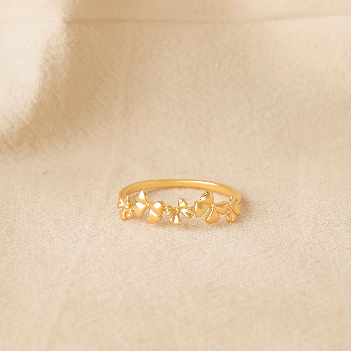 Gold Bow Ring