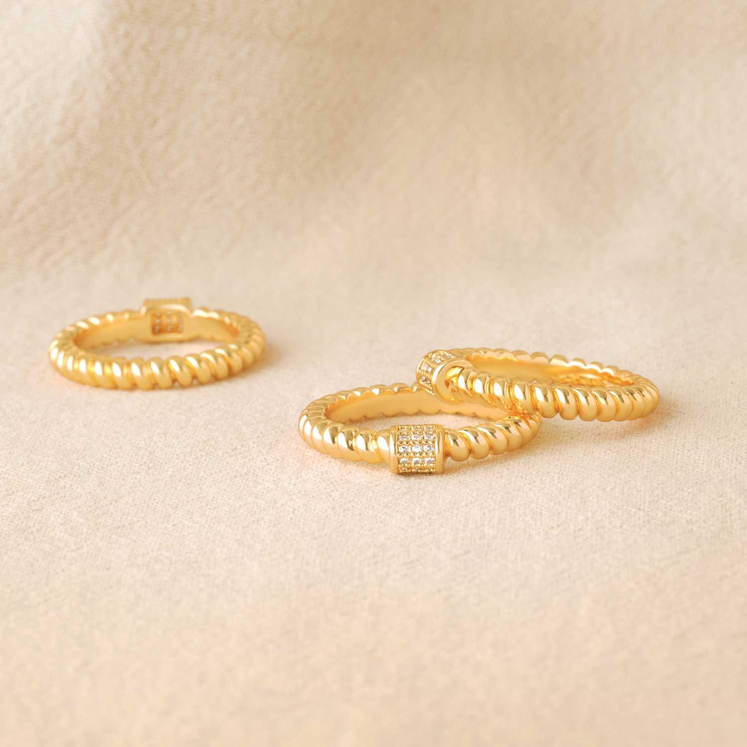 4MM Chunky Twisted Ring