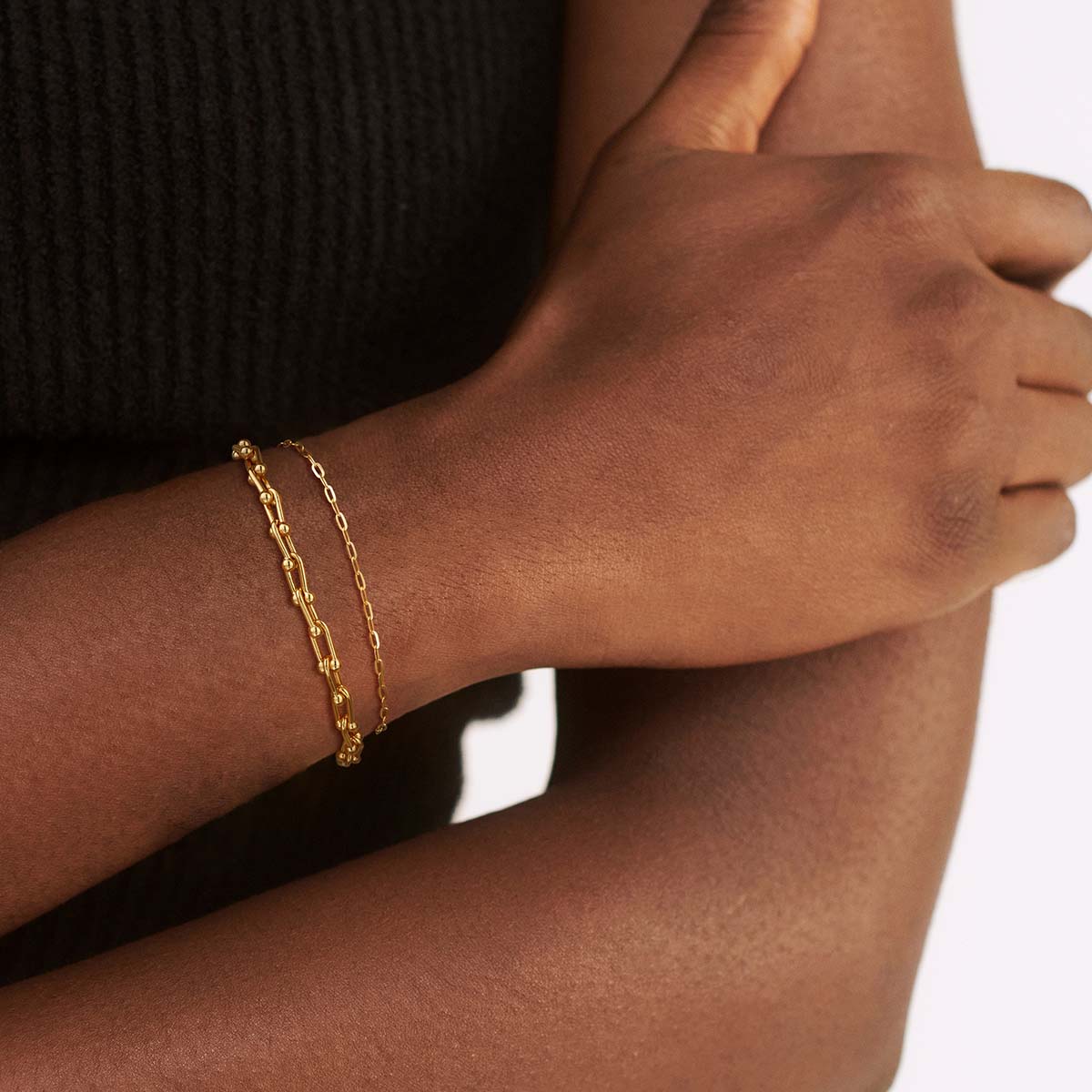 Gold Chain Link Bracelet