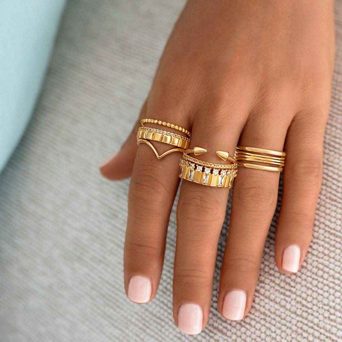 Beaded Arrow Personalized Ring