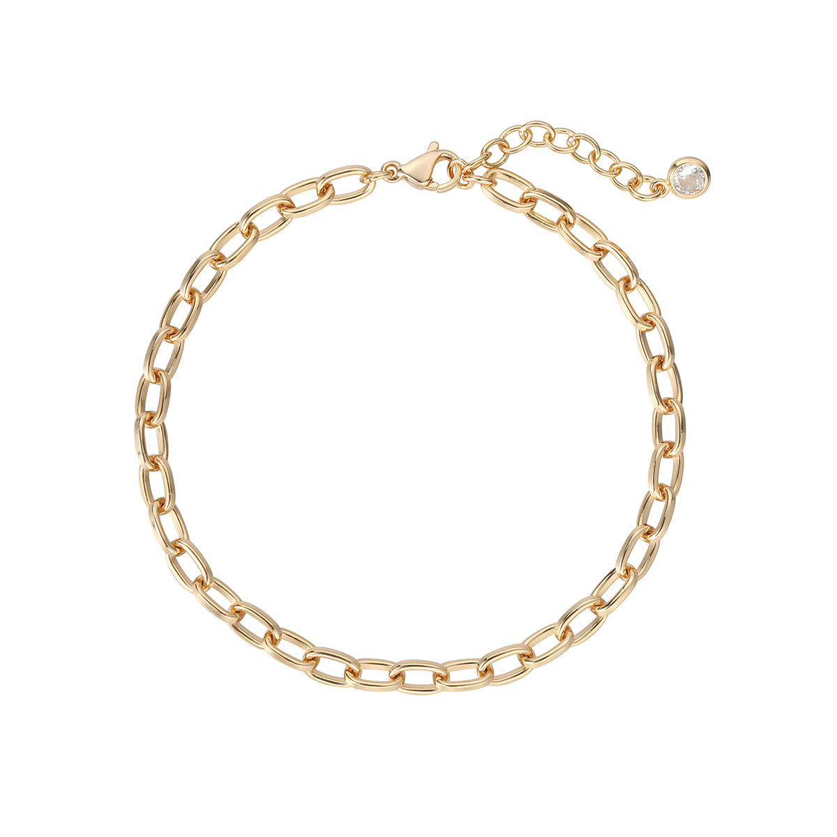 Gold Chain Link Bracelet
