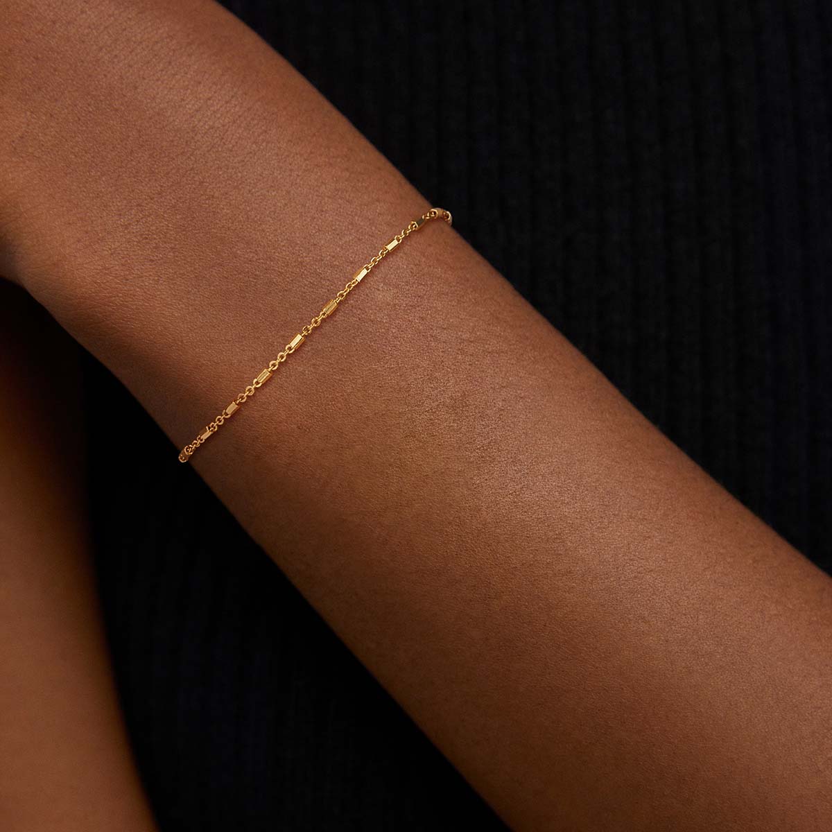 Gold Chain Link Bracelet