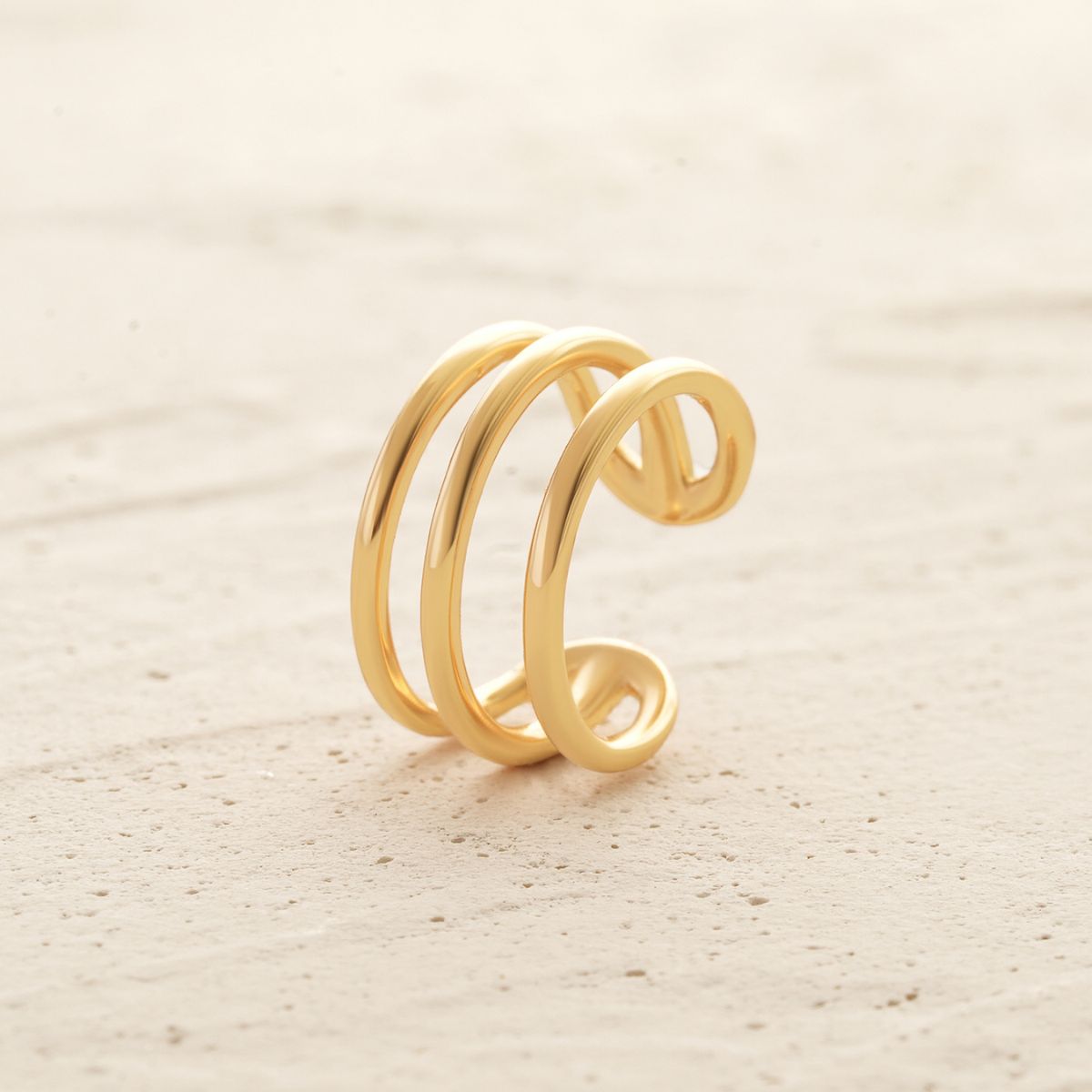 Triple Hoop Ear Cuffs