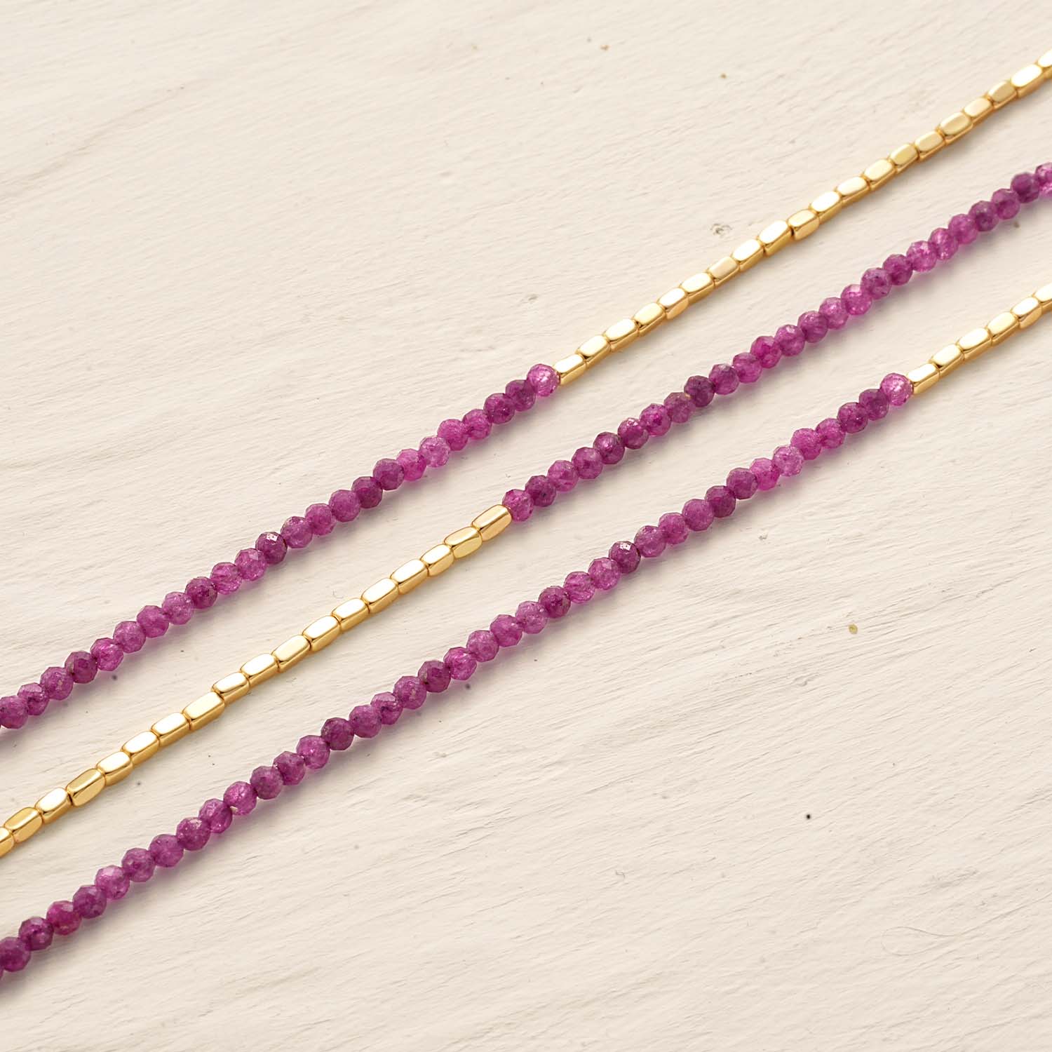 Handmade Gemstone Beaded Anklet