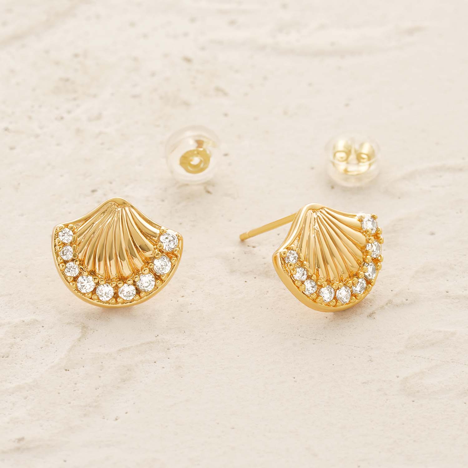 Shell Stud Earrings