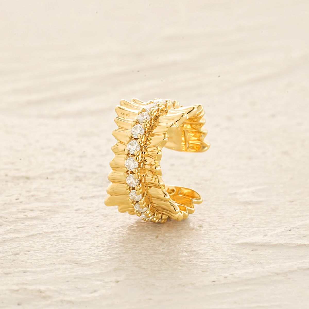 Diamond Pave Ear Cuffs