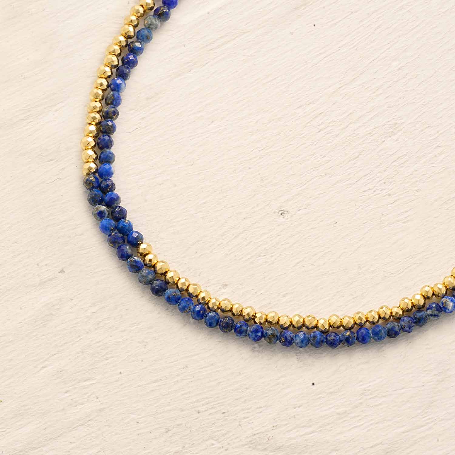Adjustable Double Layer Beaded Bracelet