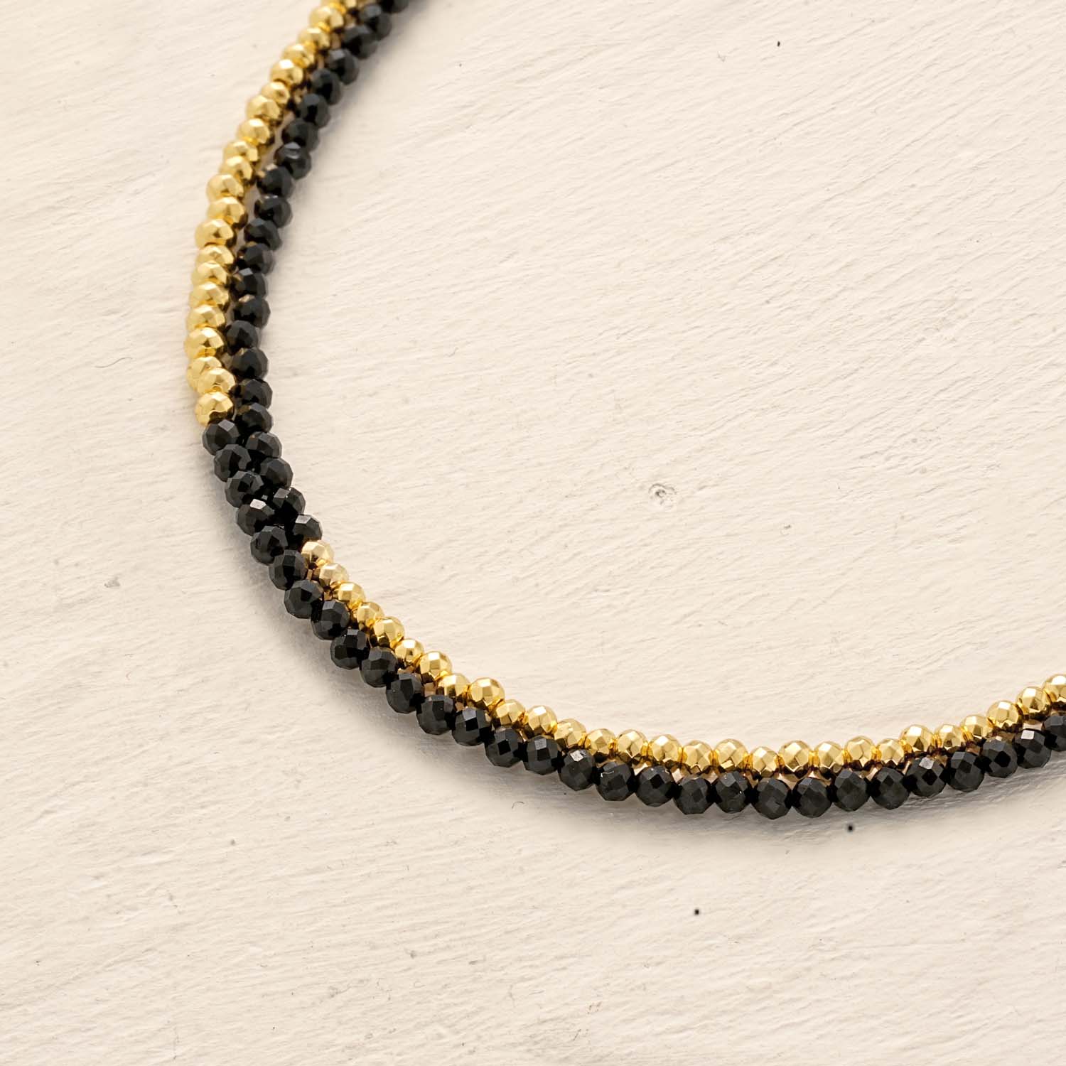 Adjustable Double Layer Beaded Bracelet