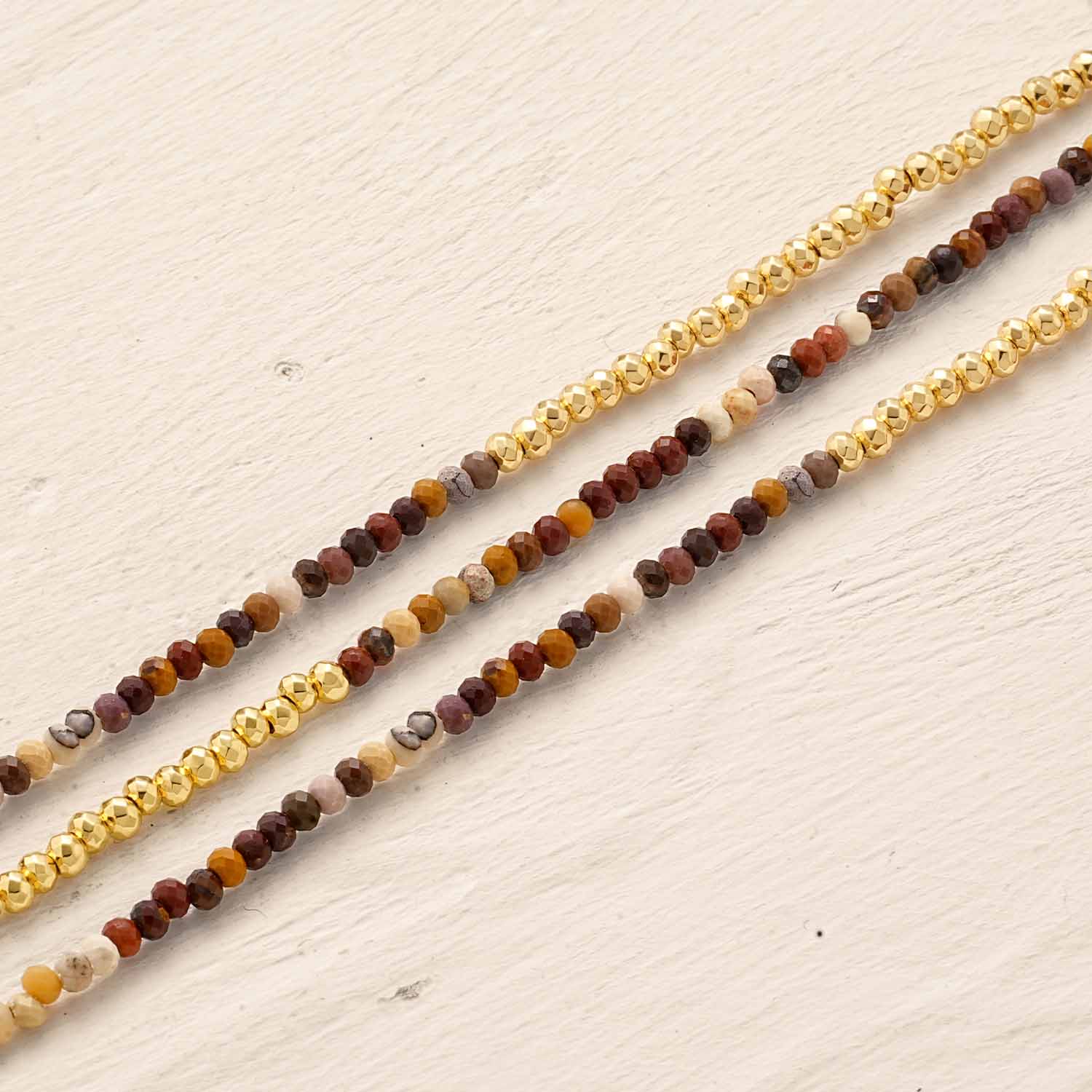 Adjustable Double Layer Beaded Bracelet