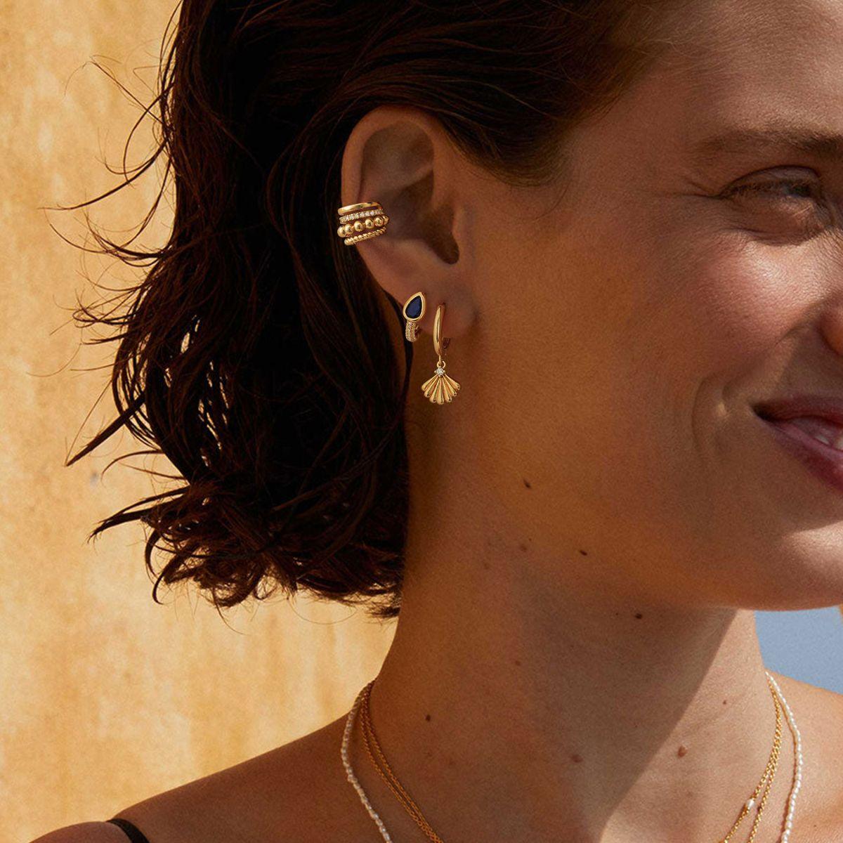 Quartet Beaded Ear Cuff