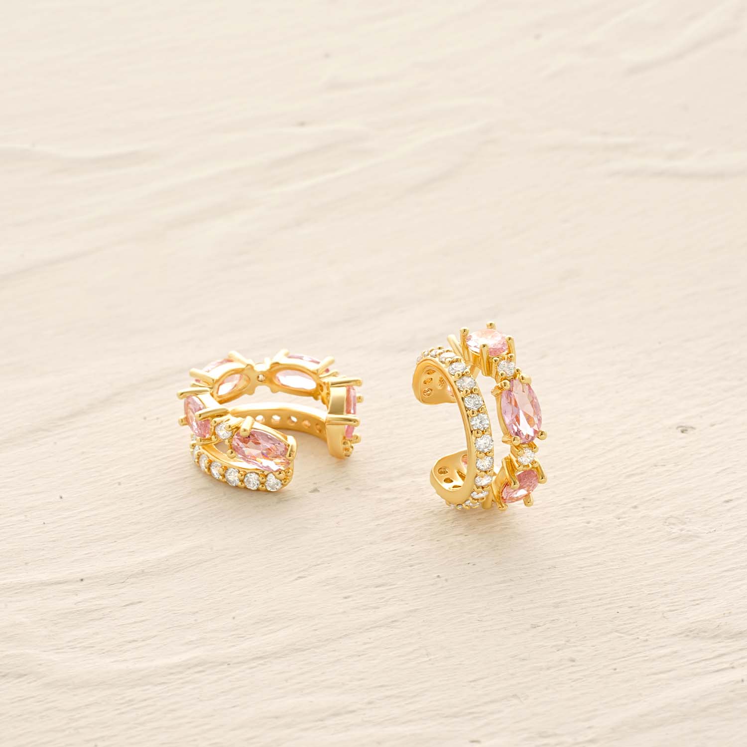 Gemstone Ear Cuff No Piercing Earrings