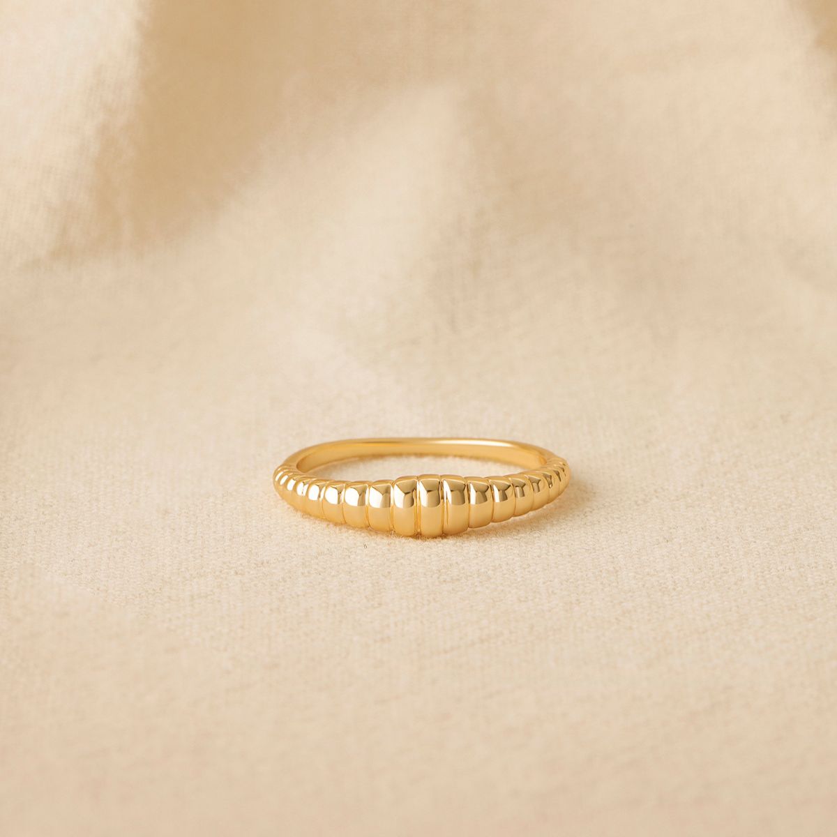 Ribbed Stack Ring