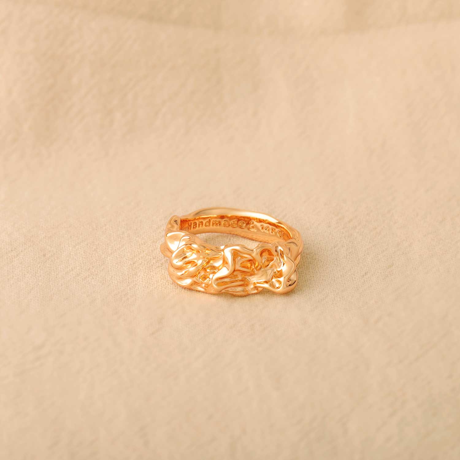 Stack Wide Texture Ring