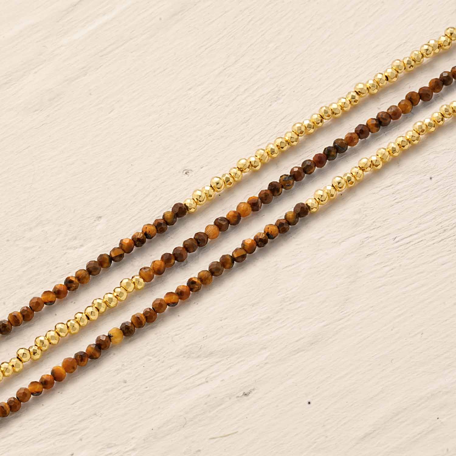 Adjustable Double Layer Beaded Bracelet