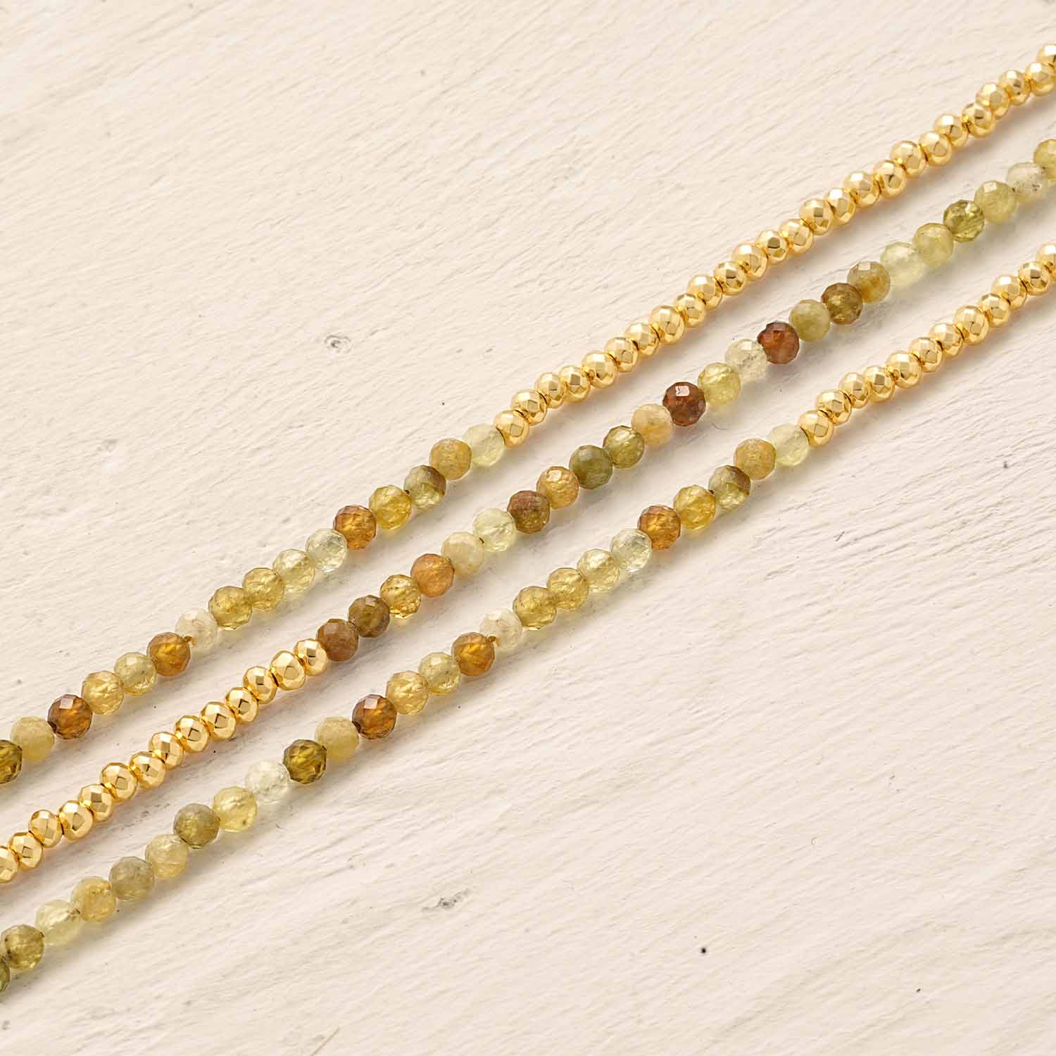 Adjustable Double Layer Beaded Bracelet