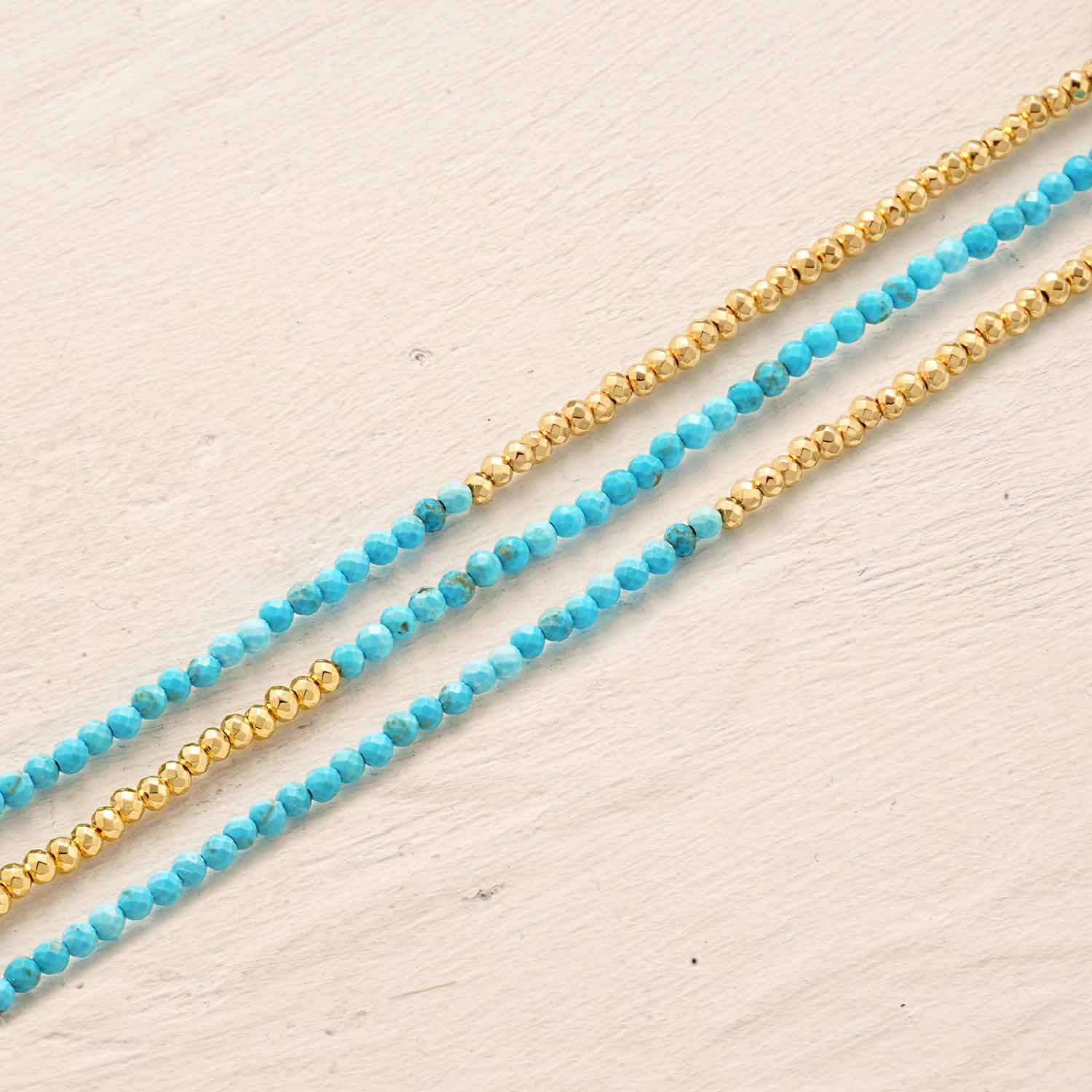 Adjustable Double Layer Beaded Bracelet