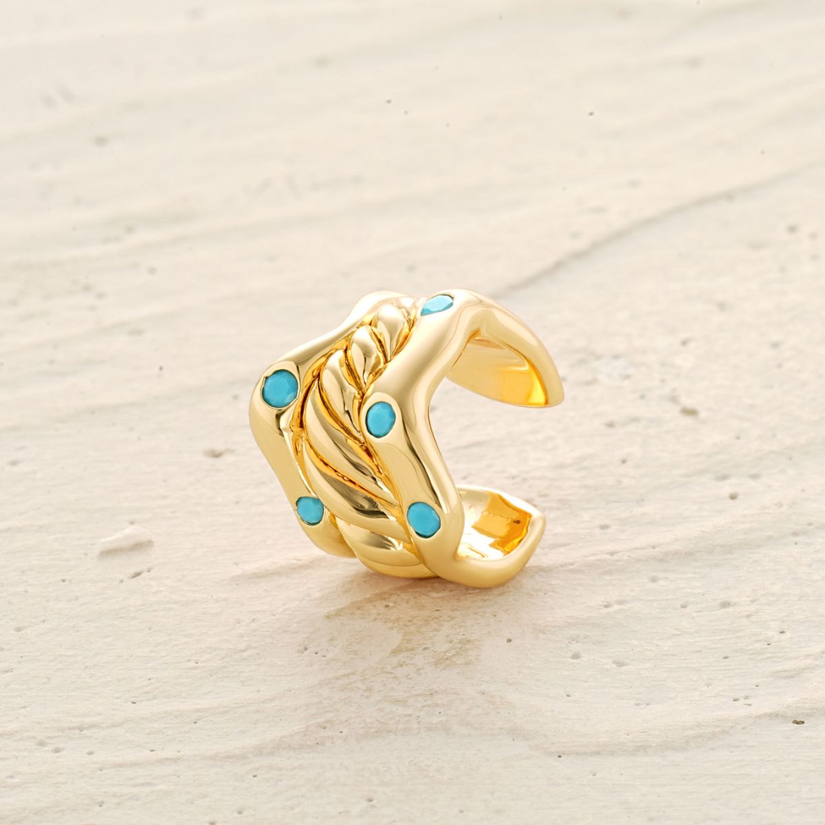 Turquoise Dainty Ear Cuffs