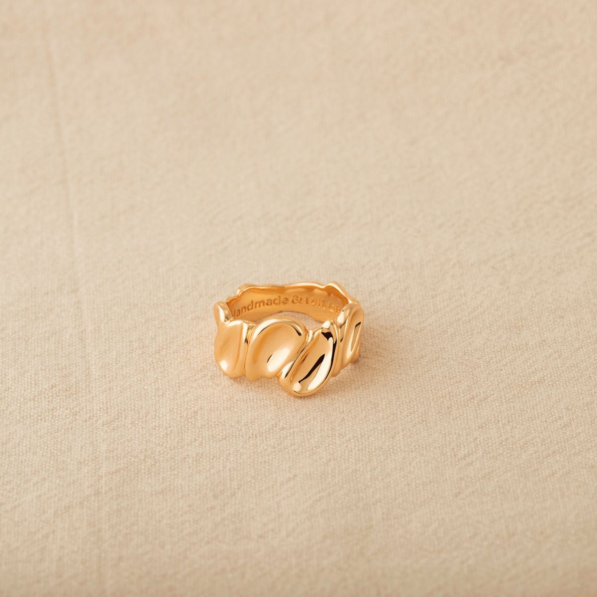 Twisted Concave Stack Ring