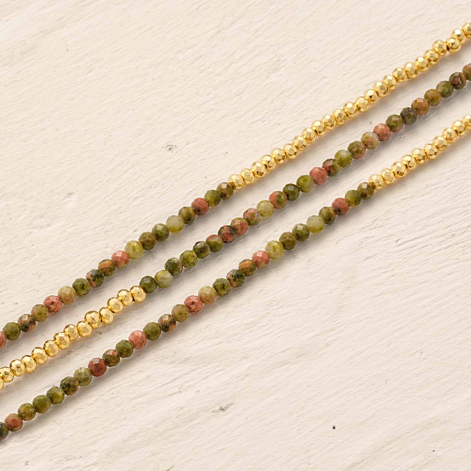 Adjustable Double Layer Beaded Bracelet