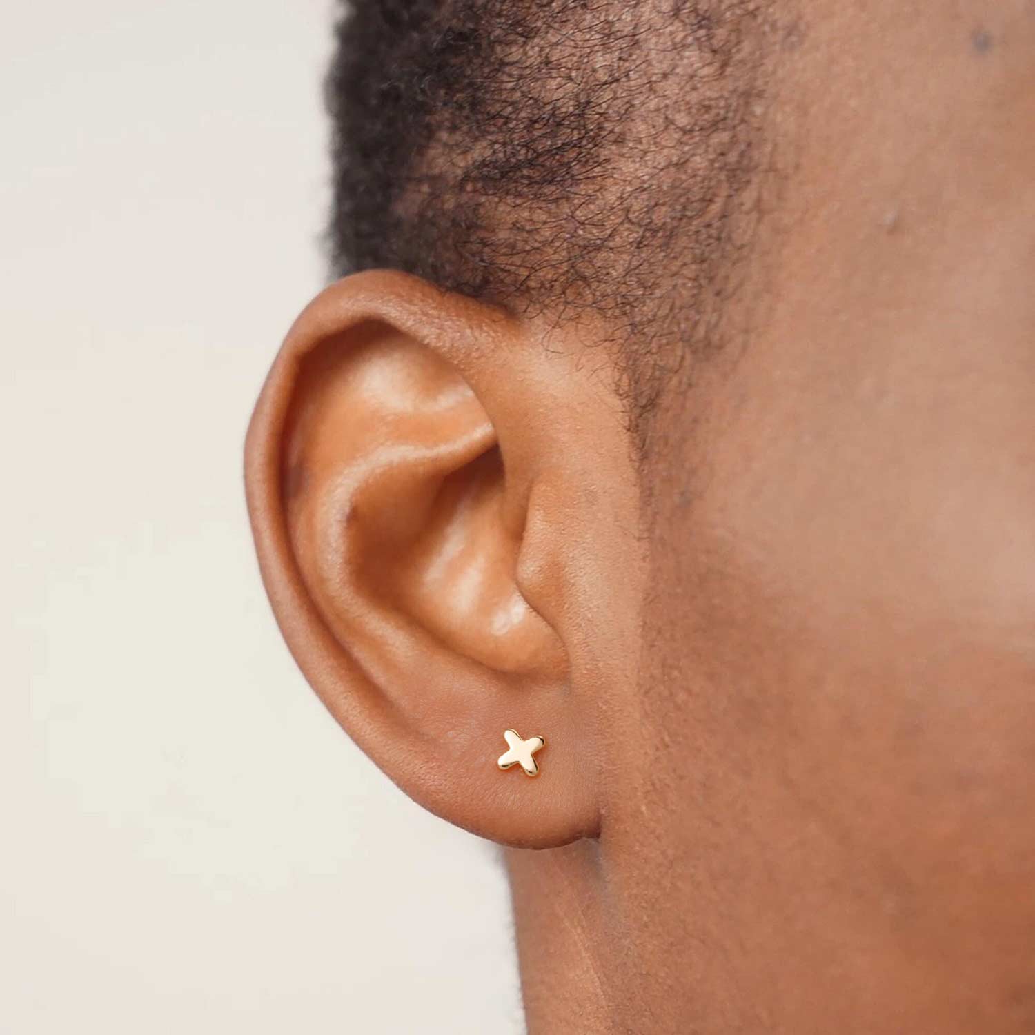 X & O & Bar Stud Earrings Set