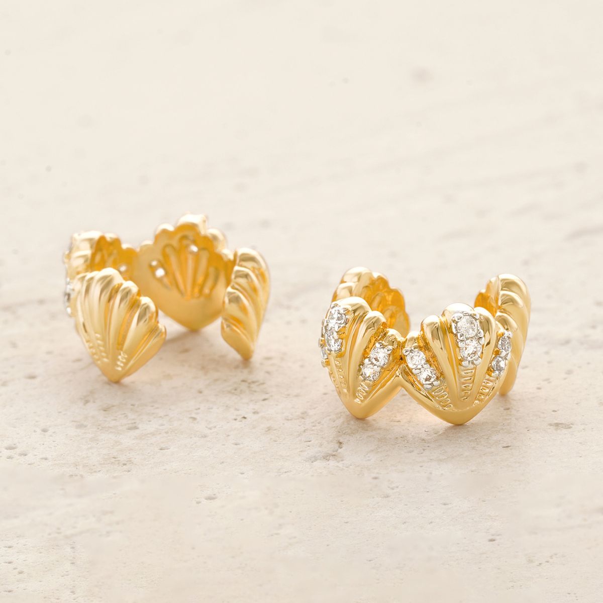 Clam Shell Ear Cuffs