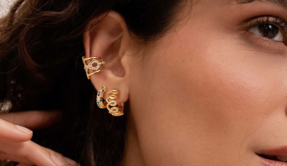 MYEARS® colorful jewelry collection for women, featuring vibrant gold-accented pieces, perfect as gifts or for everyday wear