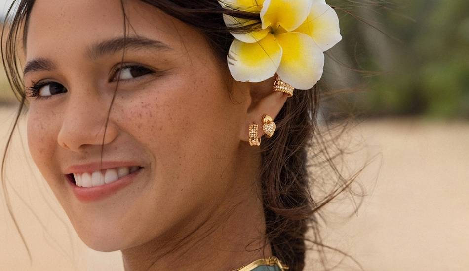 MYEARS® gold hoops earrings for women, a perfect gift choice for everyday wear with elegant style