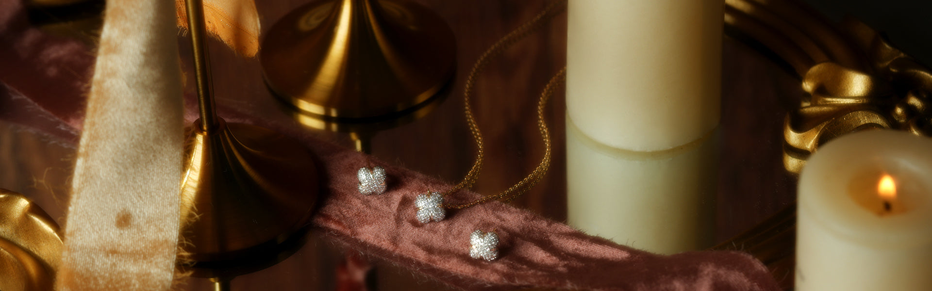 myears cluster stud earrings banner image