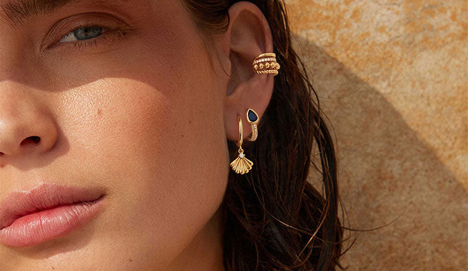 MYEARS® gold dangle drop earrings for women, Product series