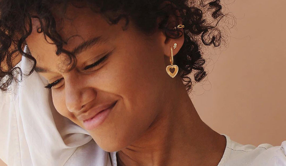 MYEARS heart jewelry for women products，The collection features heart earrings, necklaces, and bracelets, designed for everyday wear, layering, and gifting.